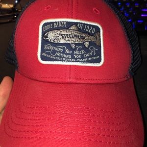 Eddie Bauer Steelhead Fish Trucker Hat
